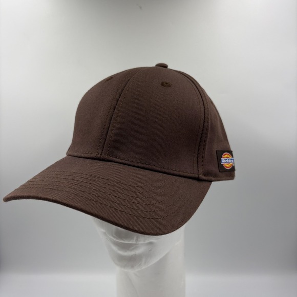 Dickies Other - Dickies Hat Cap Fitted Mens One Size Brown Twill Baseball Workwear Stretch Fit